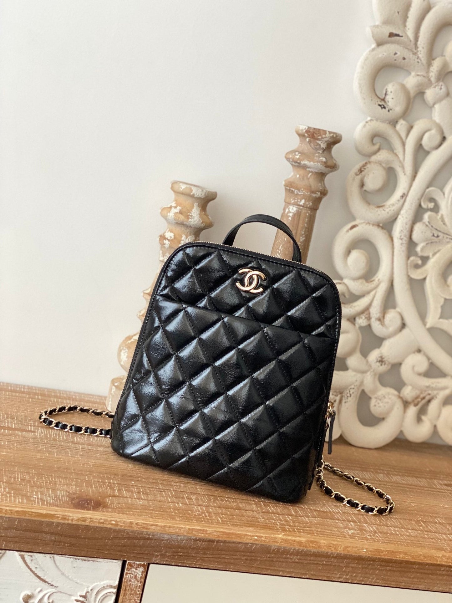 Chlrucksack Backpack Bag For Women Black
