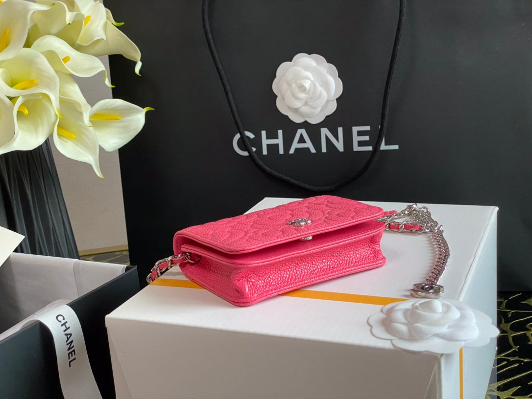 CHLWoc Camellia PiNike 12cm 4.5in Crossbody Bag