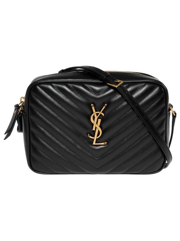 YSL Saint Laurent Saint Laurent Trending Lou Quilting Cross Bag Black Logo Travel Bag
