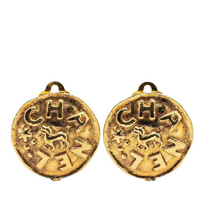 Chanel Horse Logo Earrings Jewelry