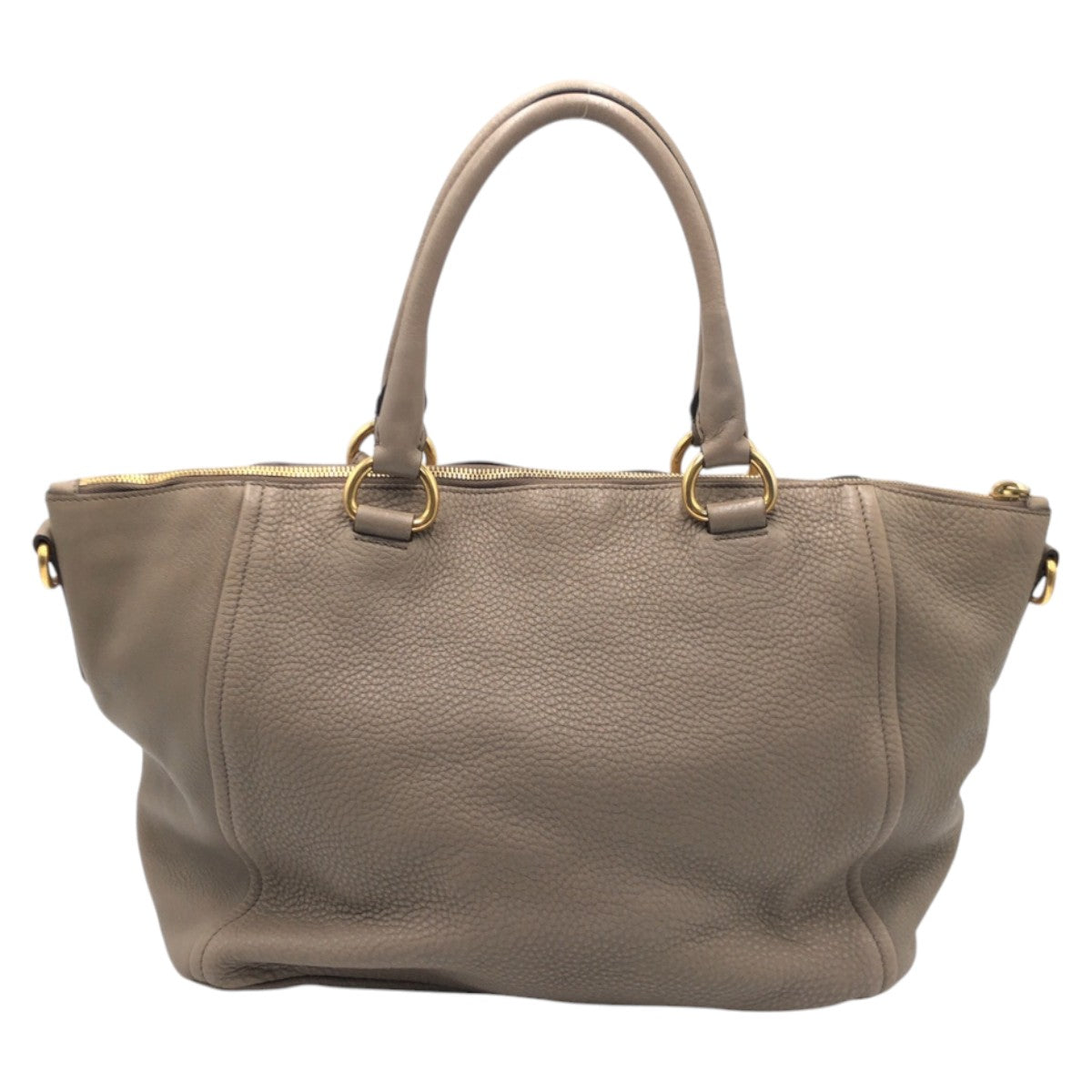 Tote Bag Metal Tote Bag Handbag Vitterodino Leather Beige