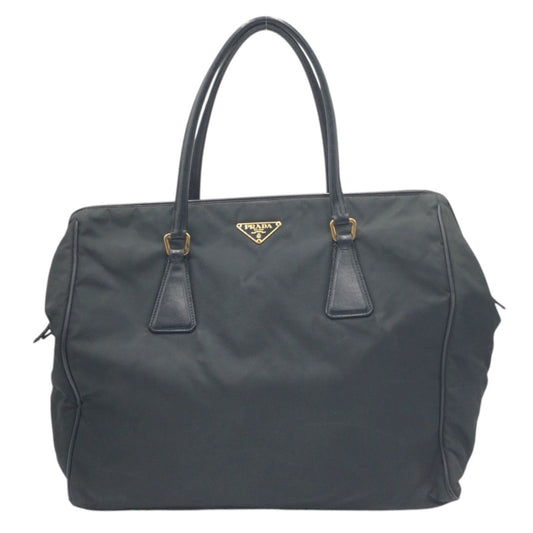 Prada Tessuto Triangle Tote Bag Nylon Logo