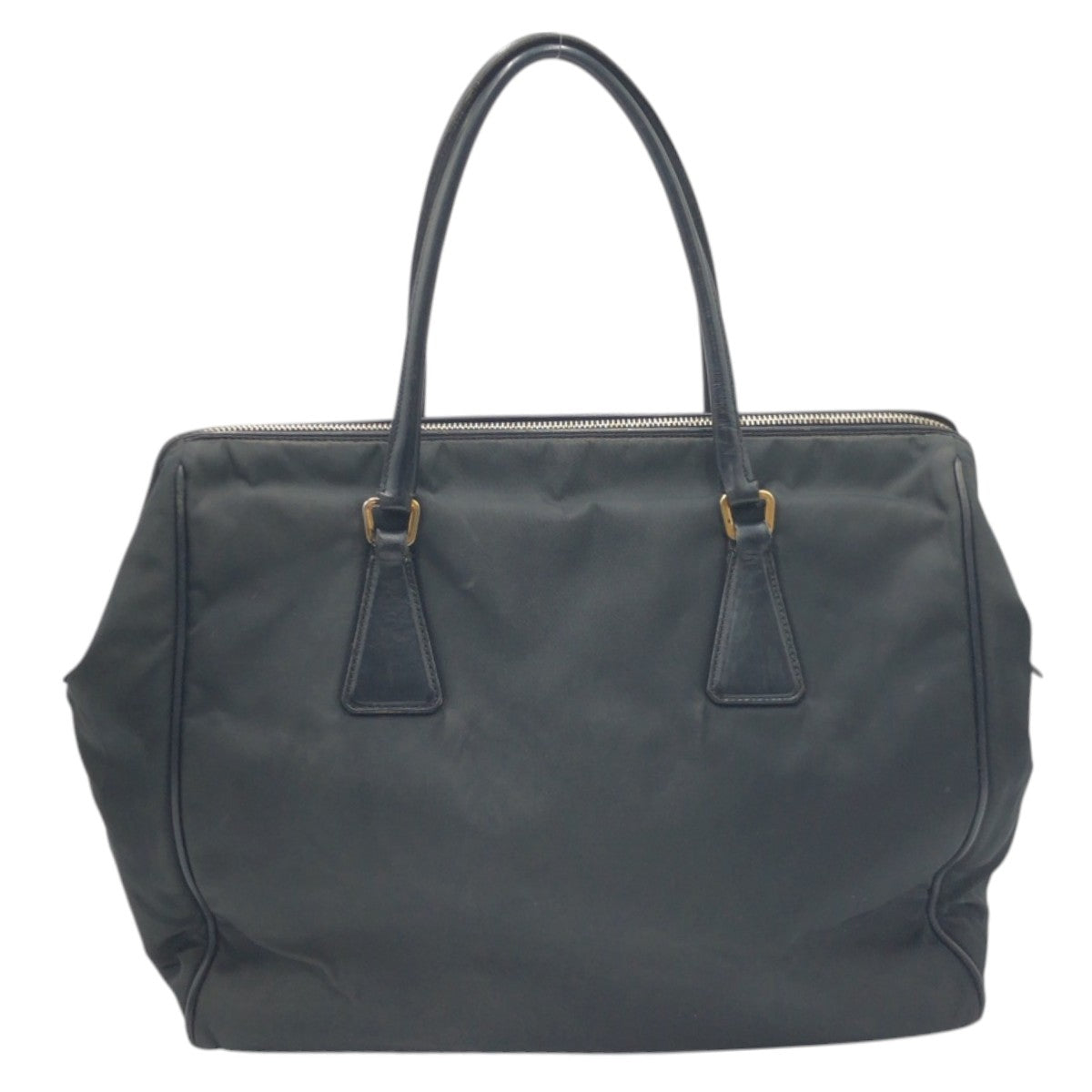 Prada Tessuto Triangle Tote Bag Nylon Logo