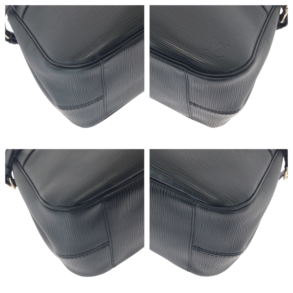 Louis Vuitton M59262 Epi Noir SilverMetal Epi Leather Black Handbag