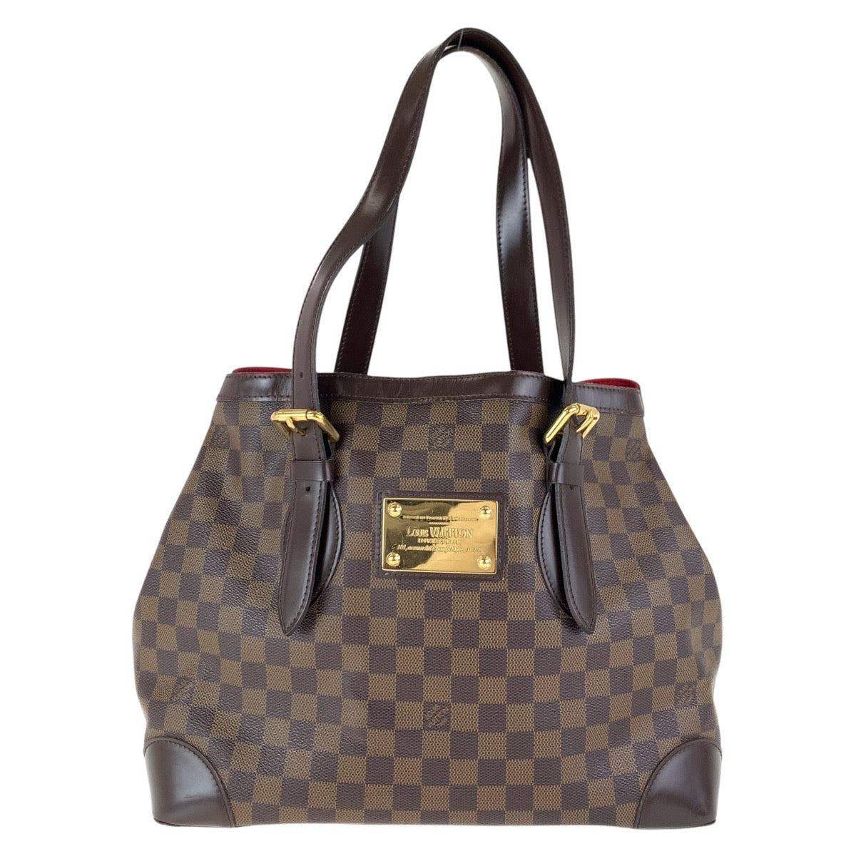 Louis Vuitton N51204 PVC Brown Gold Tote Bag
