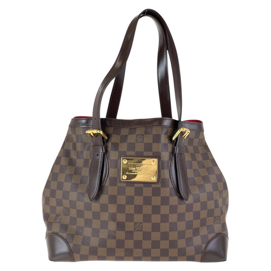 Louis Vuitton N51204 PVC Brown Gold Tote Bag