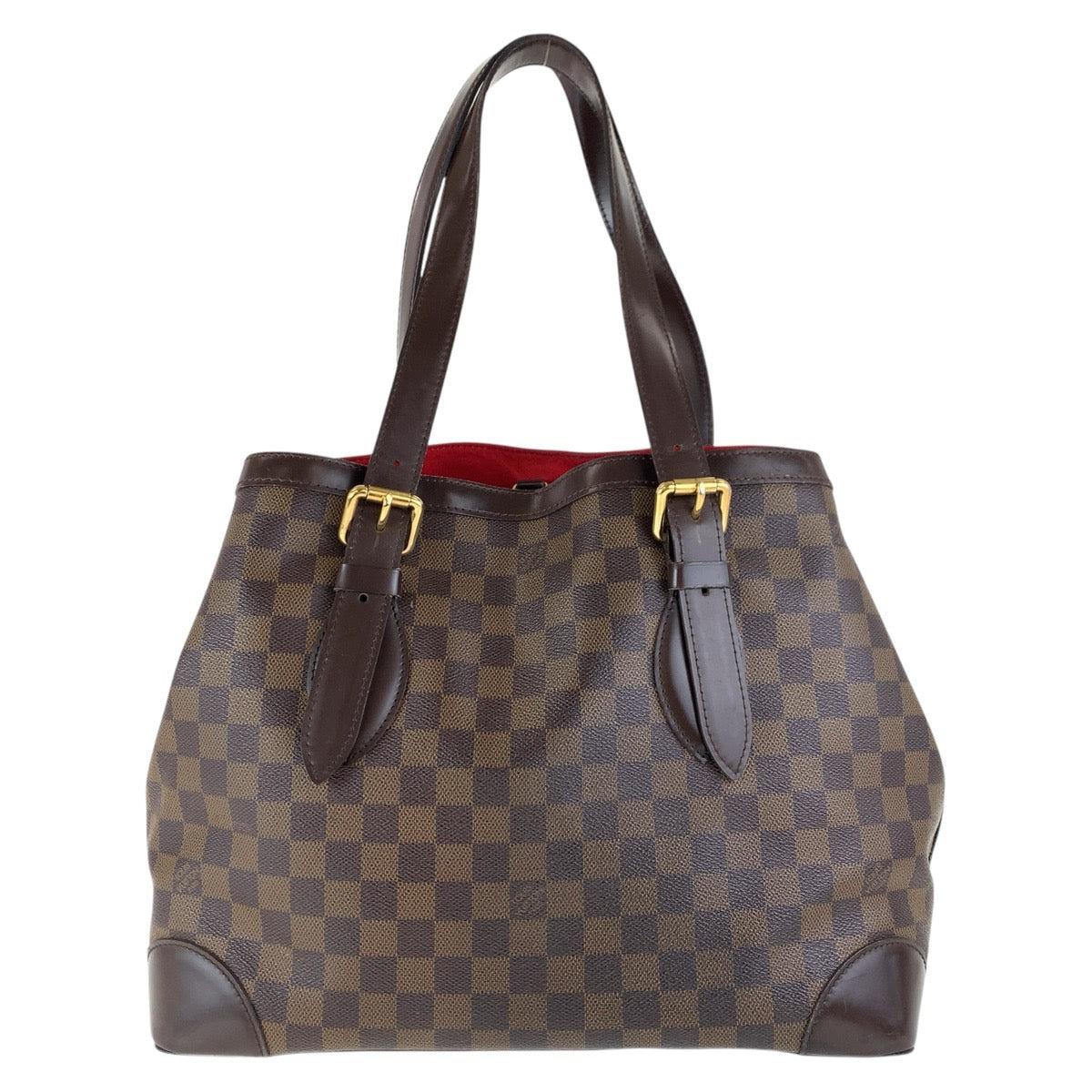 Louis Vuitton N51204 PVC Brown Gold Tote Bag