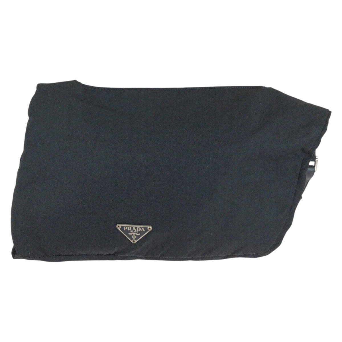 Prada Tessuto Triangle Plate Shoulder Bag Nylon Logo Shoulder Bag 48