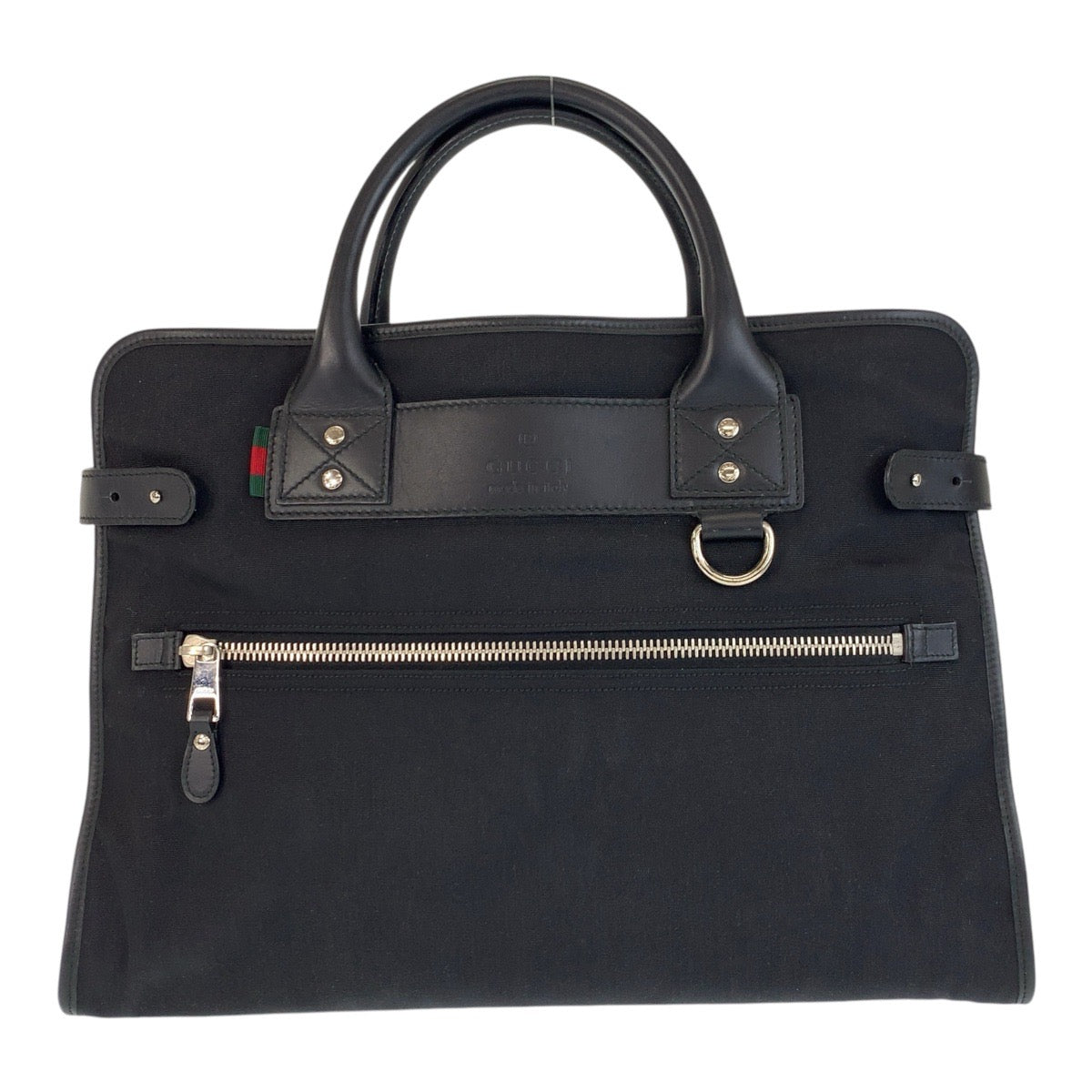 Gucci Business Sherry line Nylon Black Travel Bag