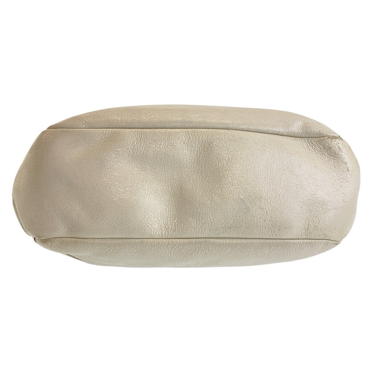 Shoulder Bag Silvermetal Leather White