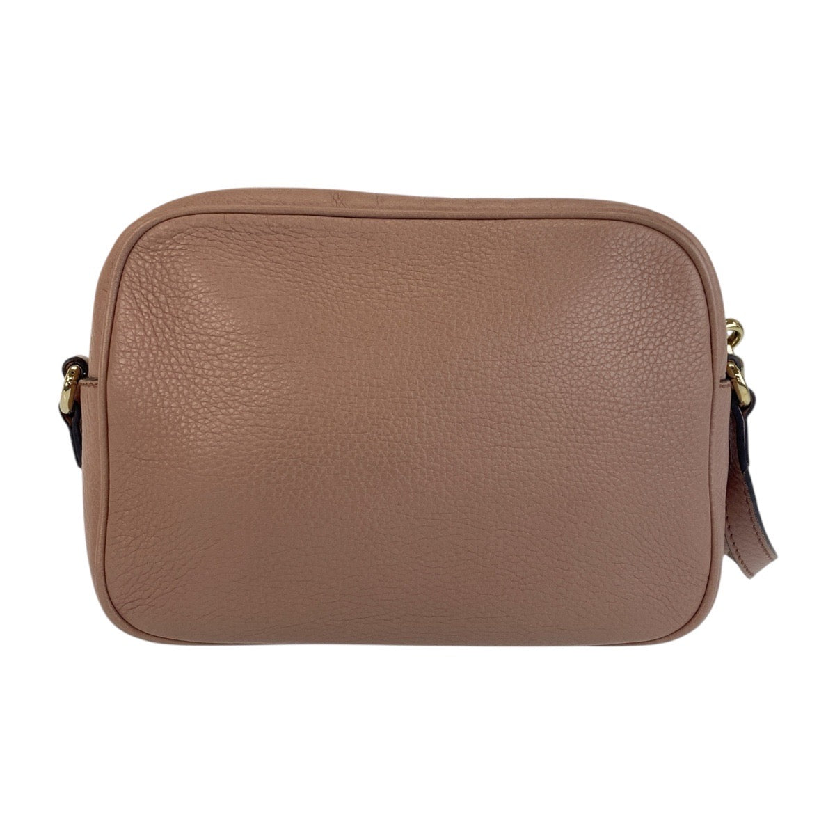 Gucci Leather Beige Pink Gold Shoulder Bag