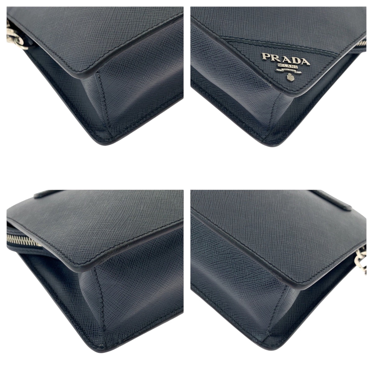 Clutch Bag Navy Silvermetal Clutch Bag Business Leather