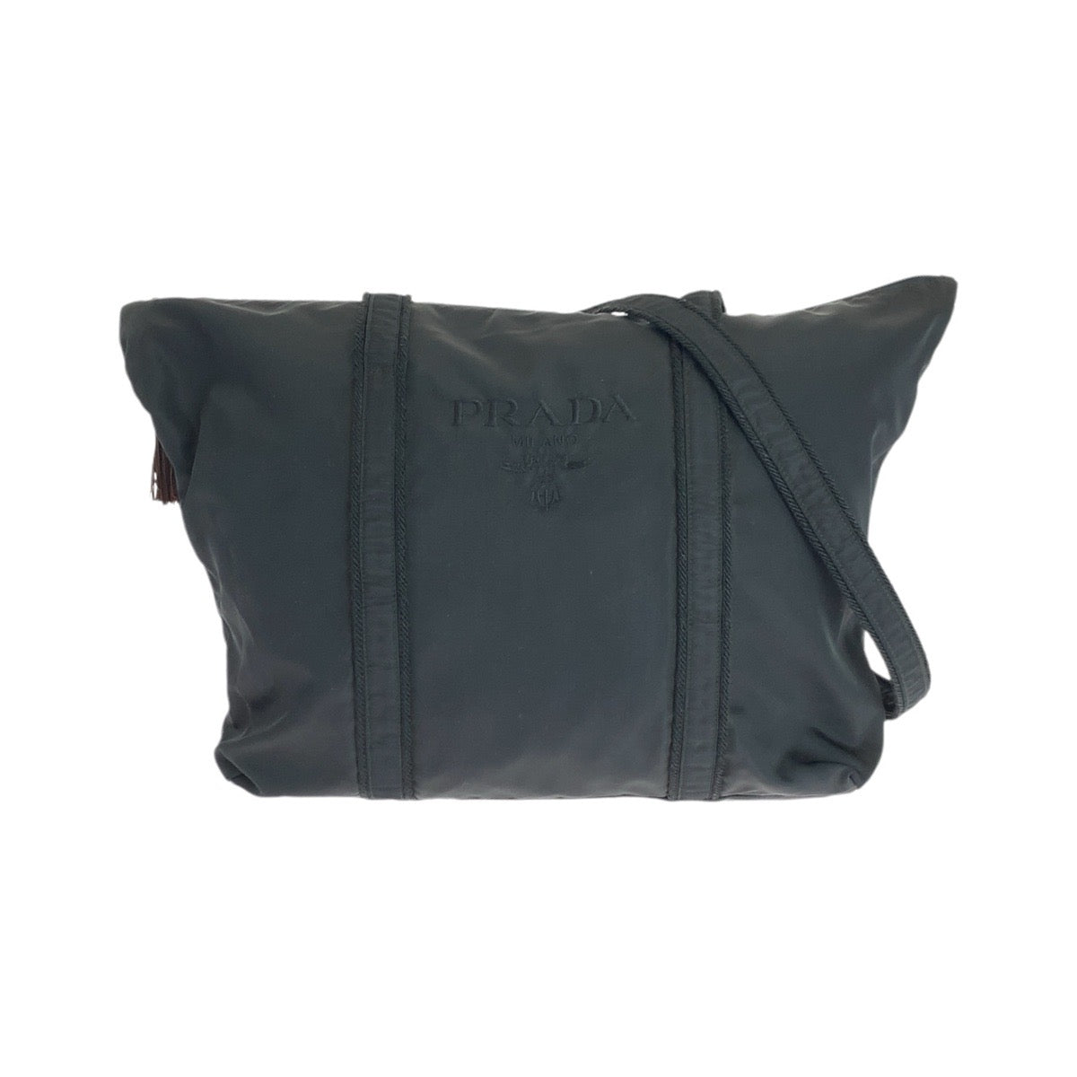 Prada Tessuto Embroidery 2Way Tote Bag Logo