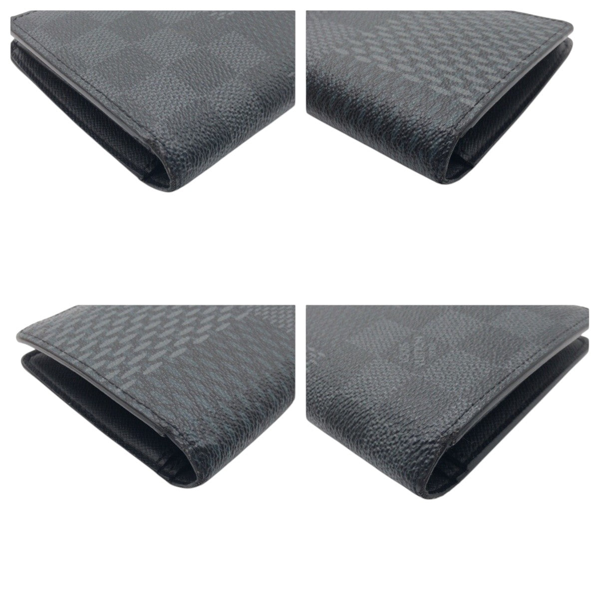 Louis Vuitton Long Purse N60436 PVC Long Black Wallet Case
