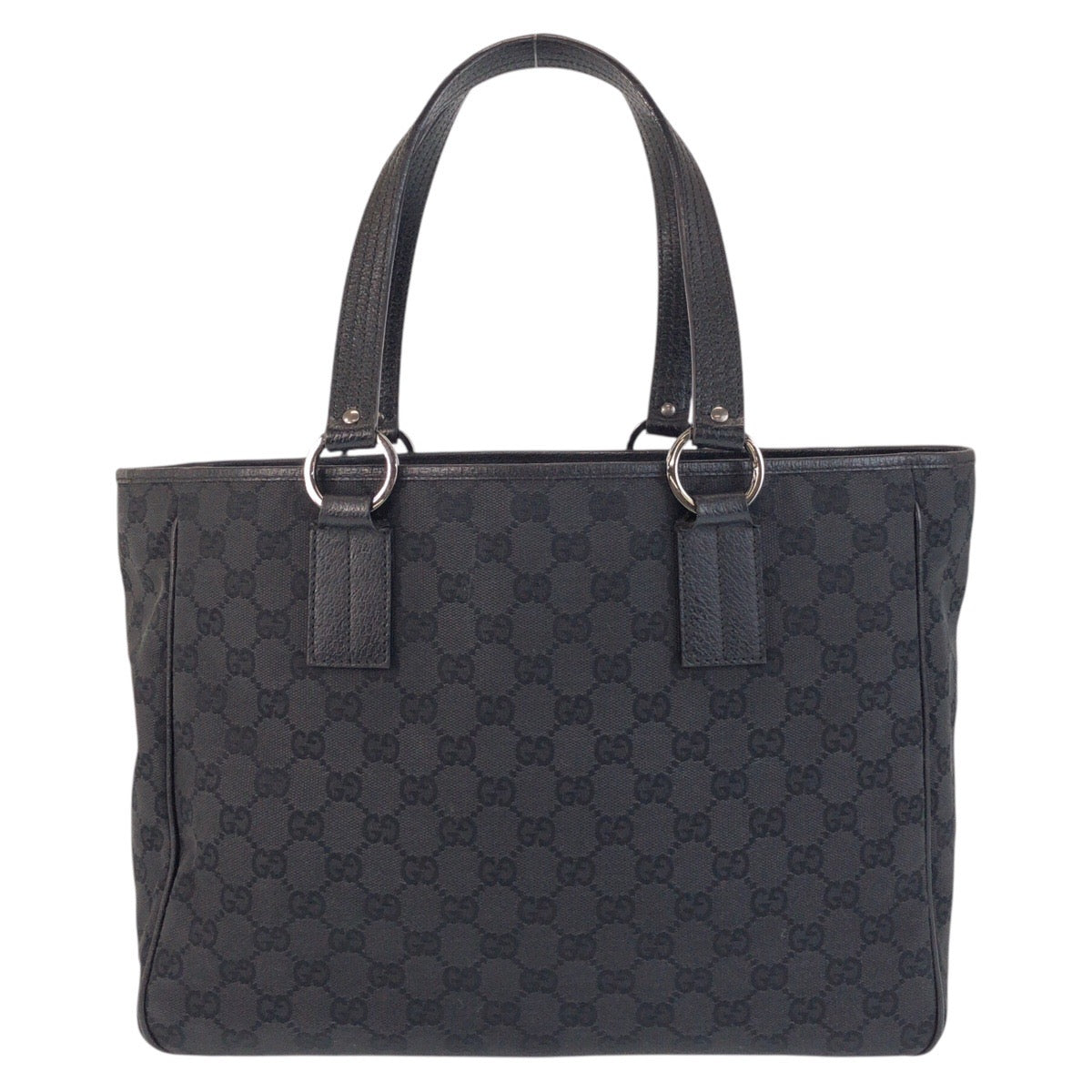 Gucci GG Canvas Black Tote Bag 4