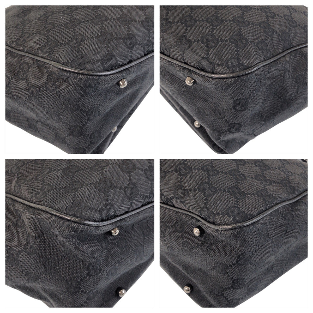 Gucci GG Canvas Black Tote Bag 4
