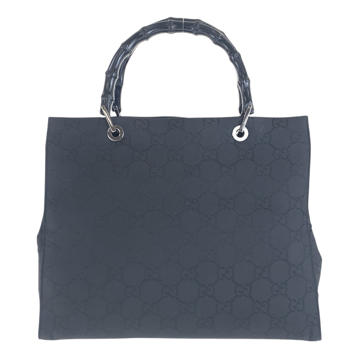 Gucci Bamboo Tote Bag Canvas