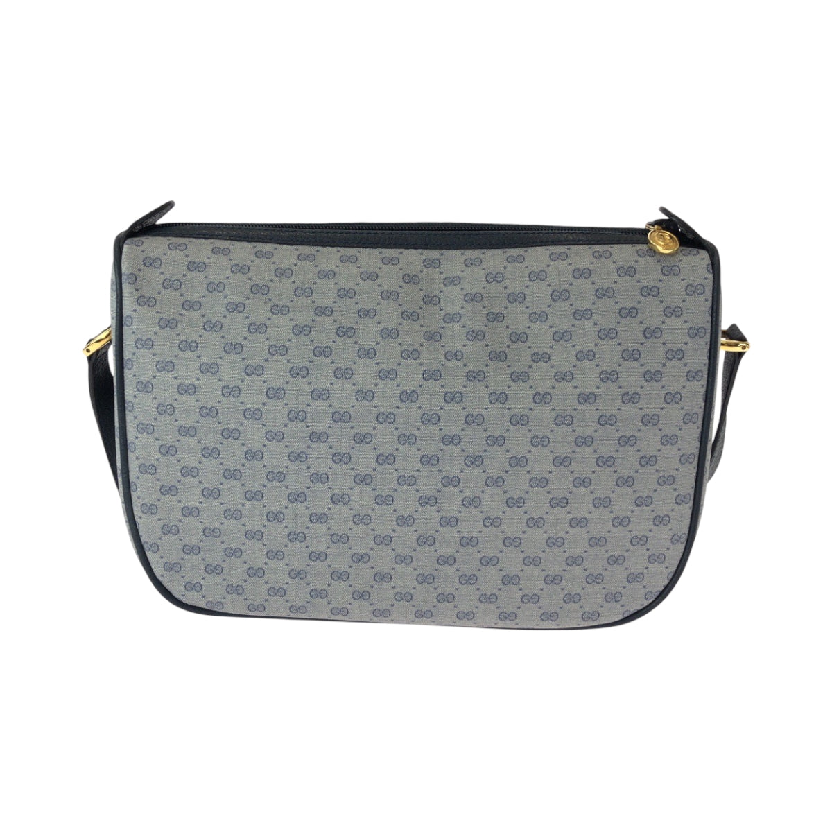 Gucci 89 02 077 GG Supreme Canvas Gray Shoulder Bag