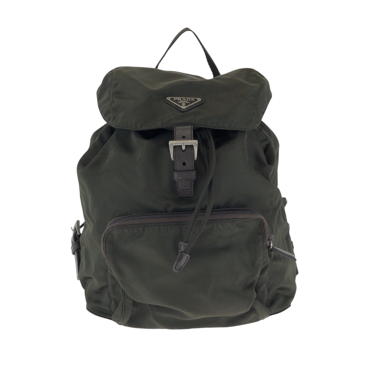 Backpack Khaki Silvermetal Backpack Backpack Test Triangle Nylon Brown