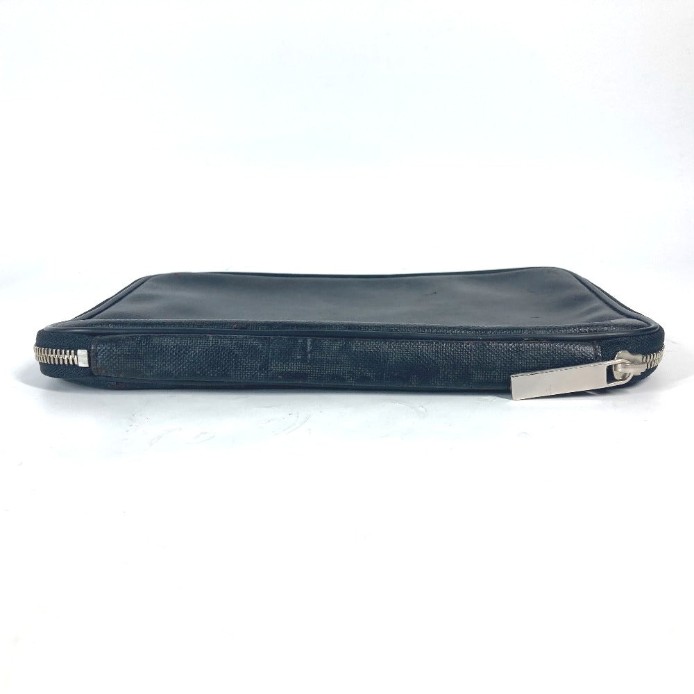 Dior Pouch Pvc Trotter Mens Handbag Black Logo Travel Bag