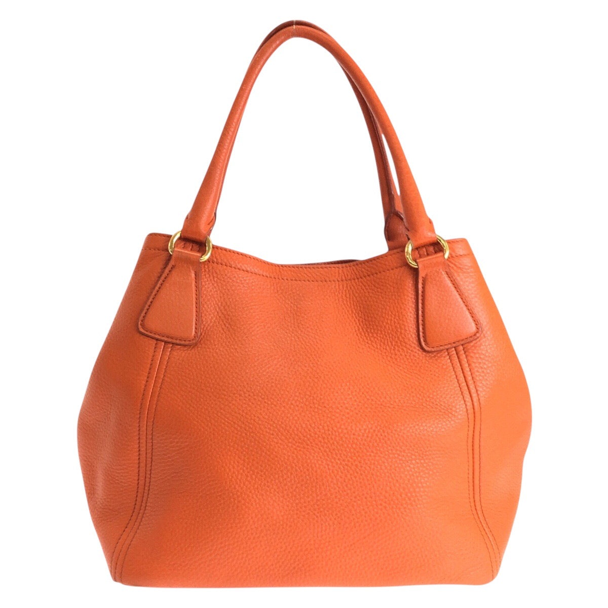 Tote Bag Orange Tote Bag Shoulder Bag Leather