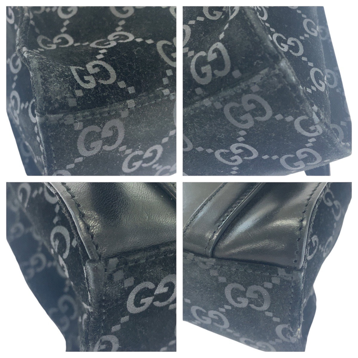 Gucci Jackie Backpack Leather Suede