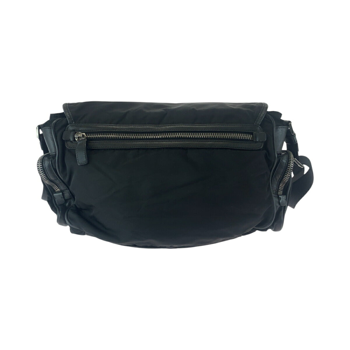 Prada Tessuto Triangle Plate Shoulder Bag Nylon Logo Shoulder Bag 24