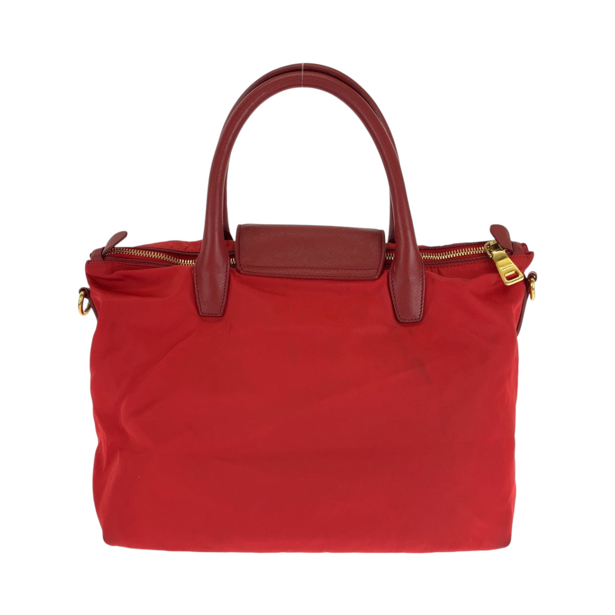 Tote Bag Metal Tote Bag Handbag Test Nylon Red Logo Women