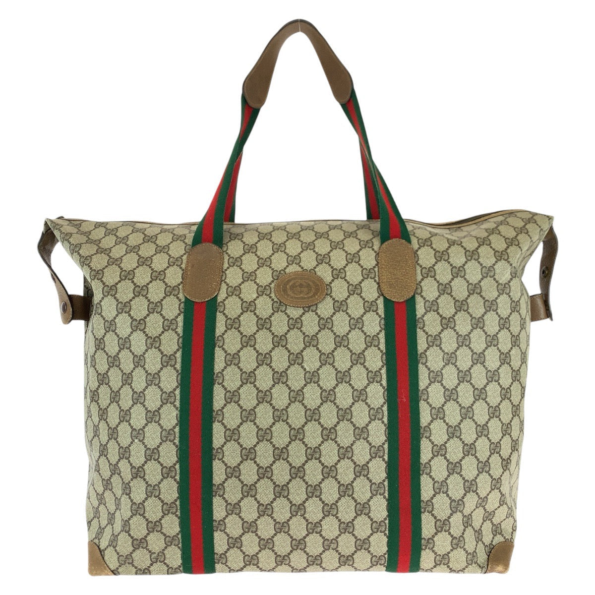 Gucci Interlocking Supreme 2Way Bag Canvas Travel Bag