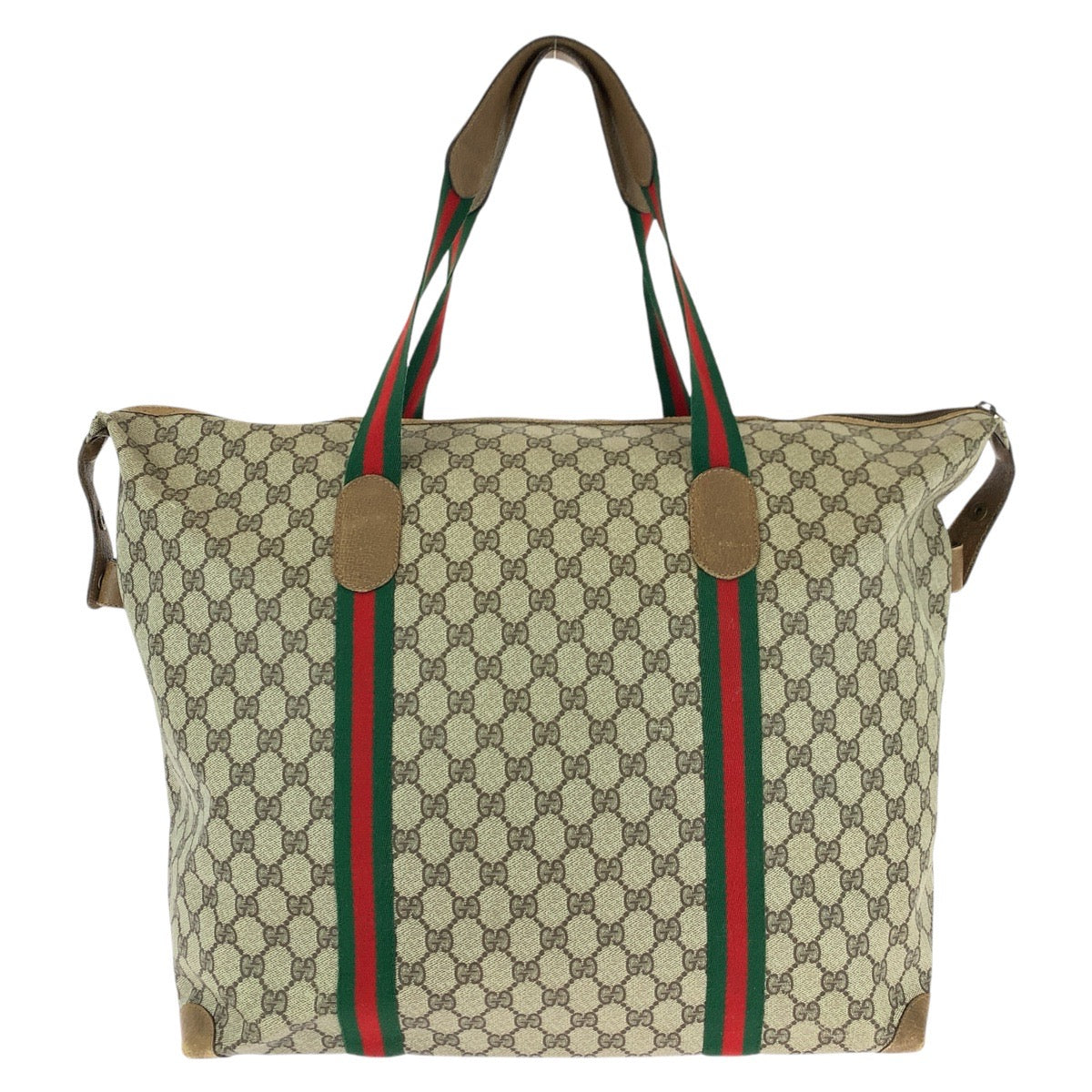 Gucci Boston Duffel 89 19 012 Canvas Brown Handbag