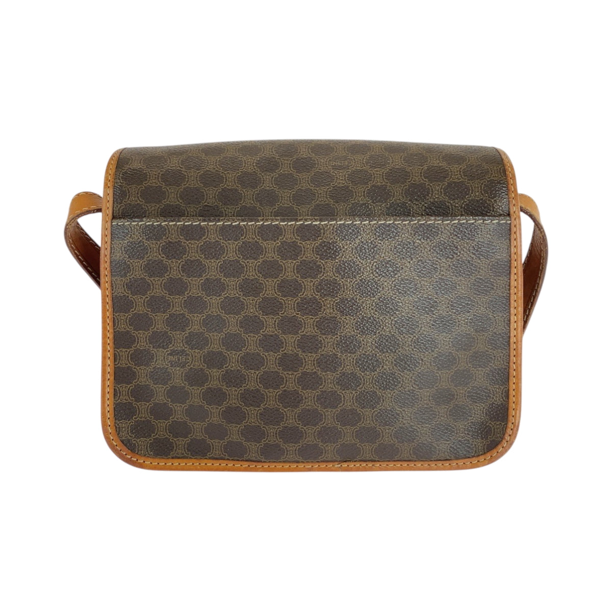 Shoulder Bag Pvc Metal Shoulder Bag Pochette Brown Gold