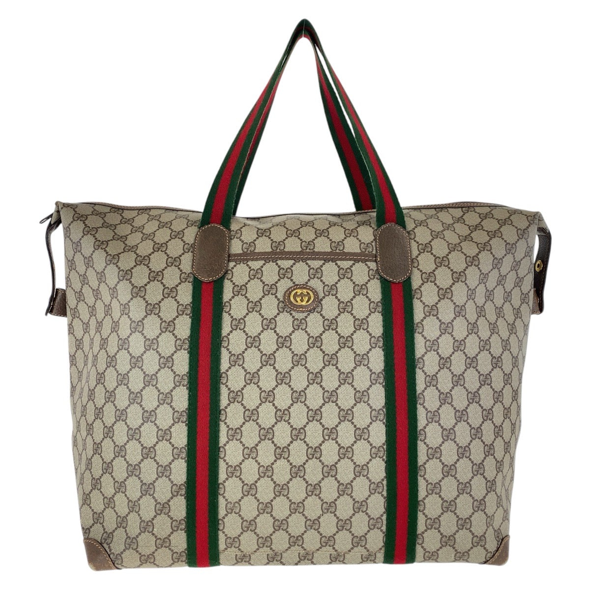 Gucci Supreme Interlocking Boston Bag Canvas Travel Bag