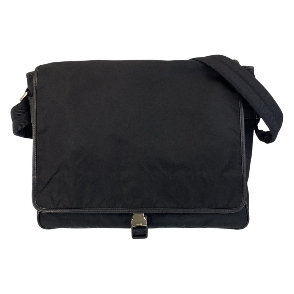 Prada Tessuto Triangle Plate Shoulder Bag Nylon Logo Shoulder Bag 501693