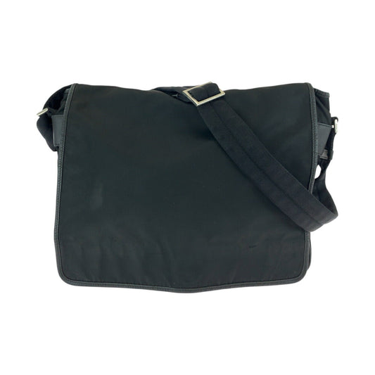 Prada Tessuto Triangle Plate Shoulder Bag Nylon Logo Shoulder Bag V158
