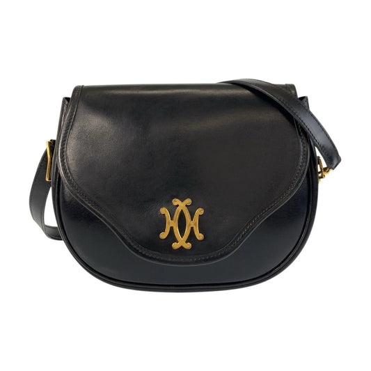 Hermes Shoulder Bag Goldmetal Shoulder Bag Pochette Women Leather Black