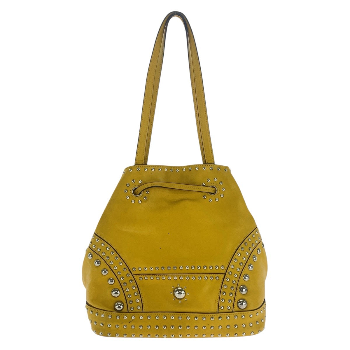 Prada Triangle Plate Shoulder Bag Leather Logo Shoulder Bag 501938