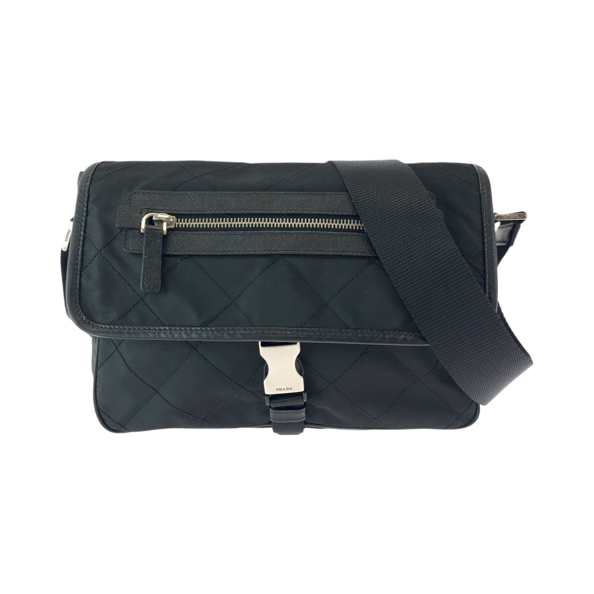 Shoulder Bag Silvermetal Shoulder Bag Messenger Bag Nylon Black