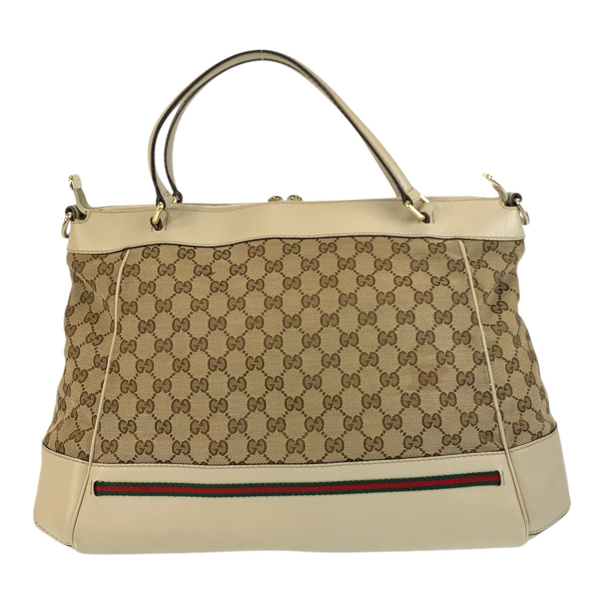 Gucci Mayfair 2Way Bag Canvas Travel Bag