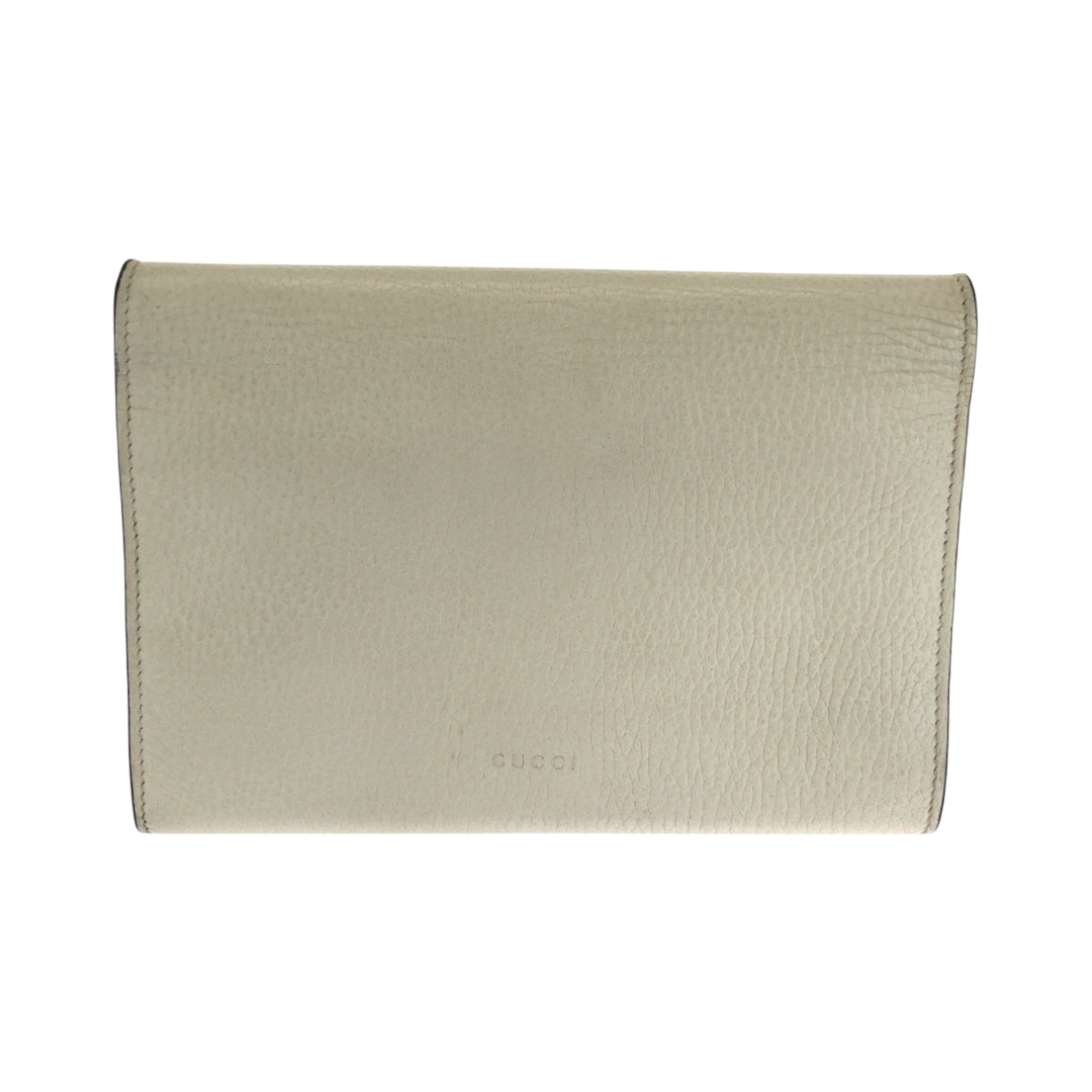 Gucci SilverMetal Dionysus Leather White Shoulder Bag