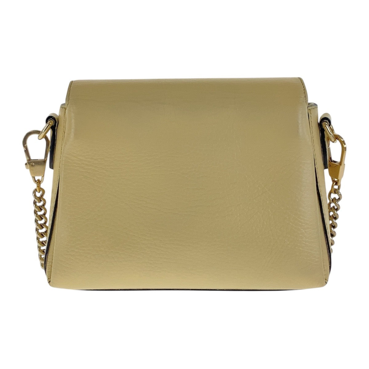 Gucci Ivory ocking Leather Gold Chain Crossbody Bag