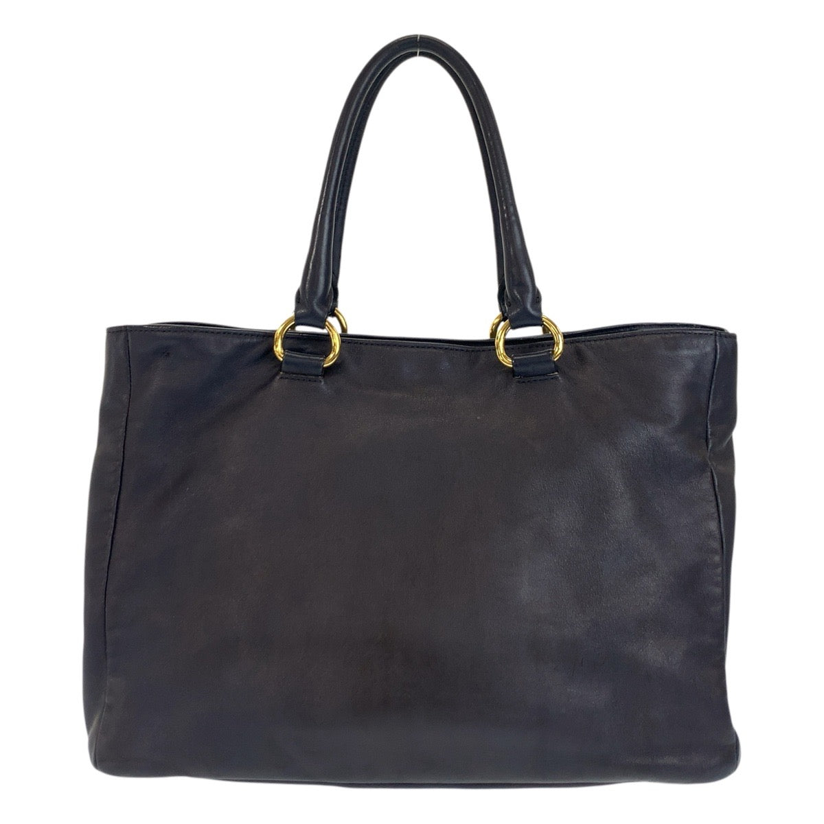 Tote Bag Navy Metal Tote Bag Shoulder Leather Gold Shoulder Bag
