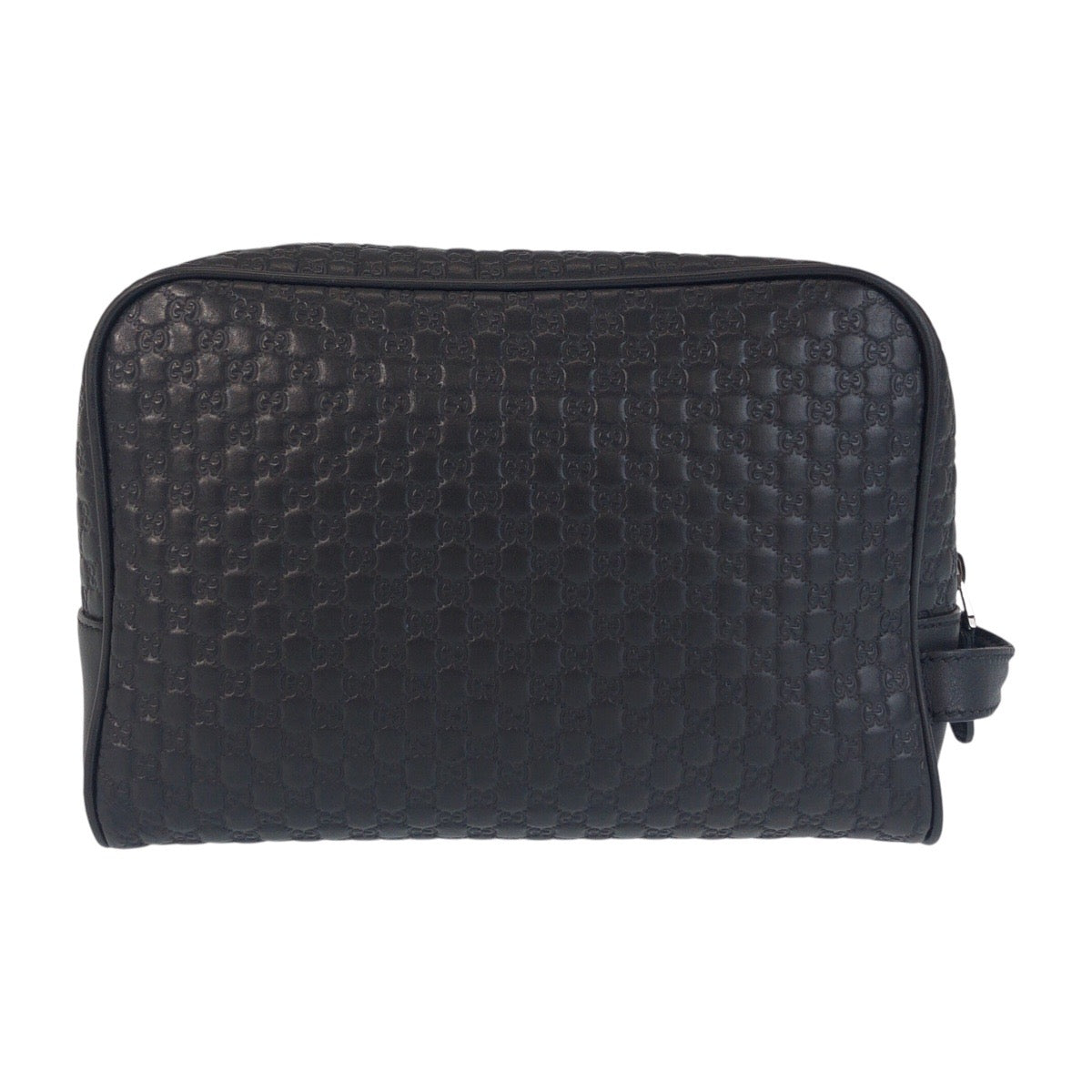 Gucci business Micro Guccisima Leather Black Clutch Bag