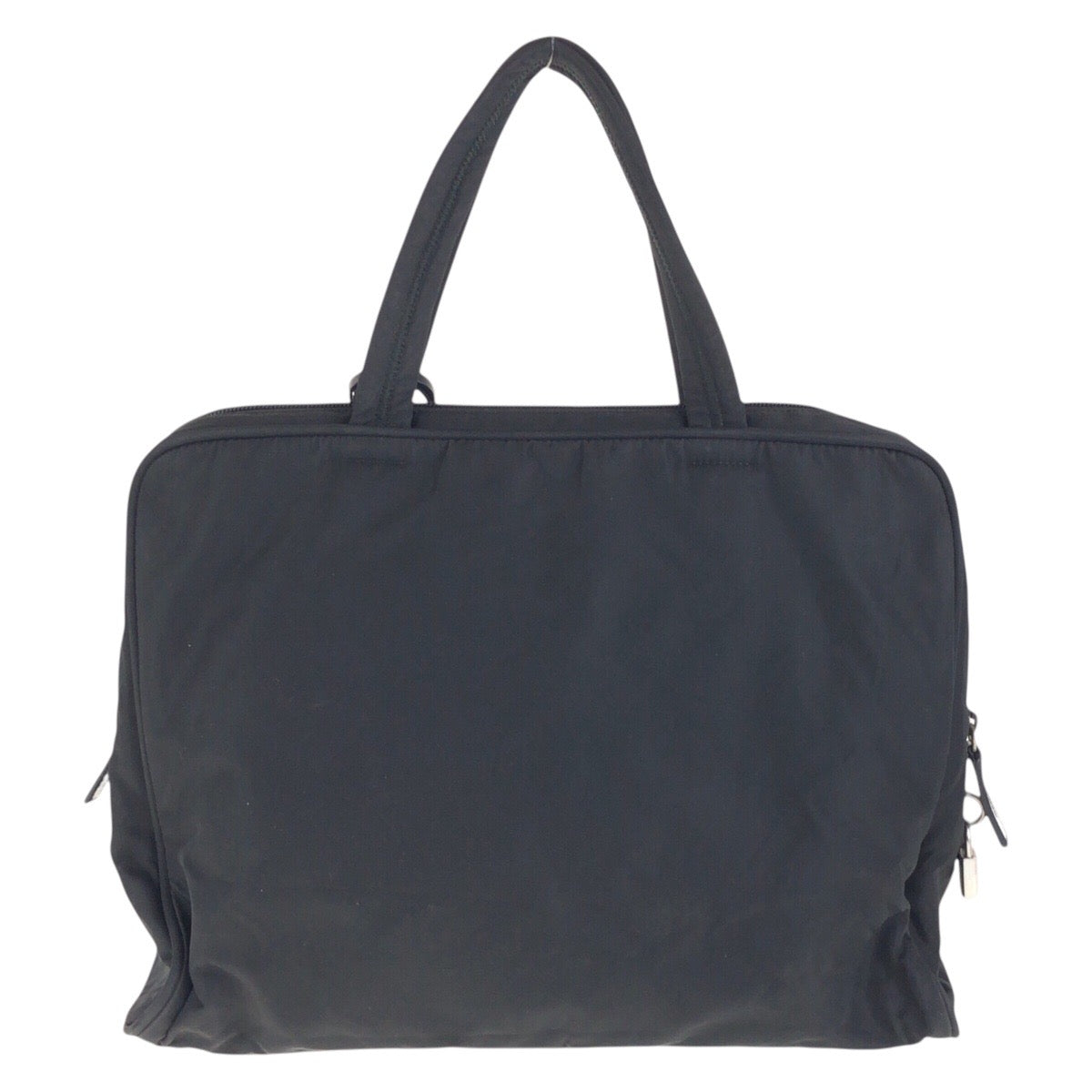 Prada Tessuto Triangle Plate Handbag Nylon Logo Travel Bag Plate Nylon Handbag