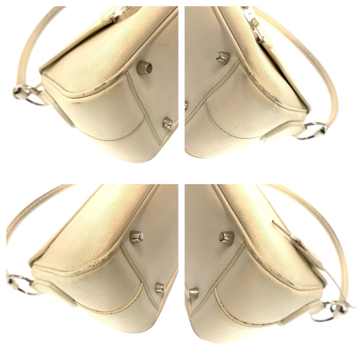 Prada 2Way Bag Leather Saffiano Travel Bag 2Way Bag 502056
