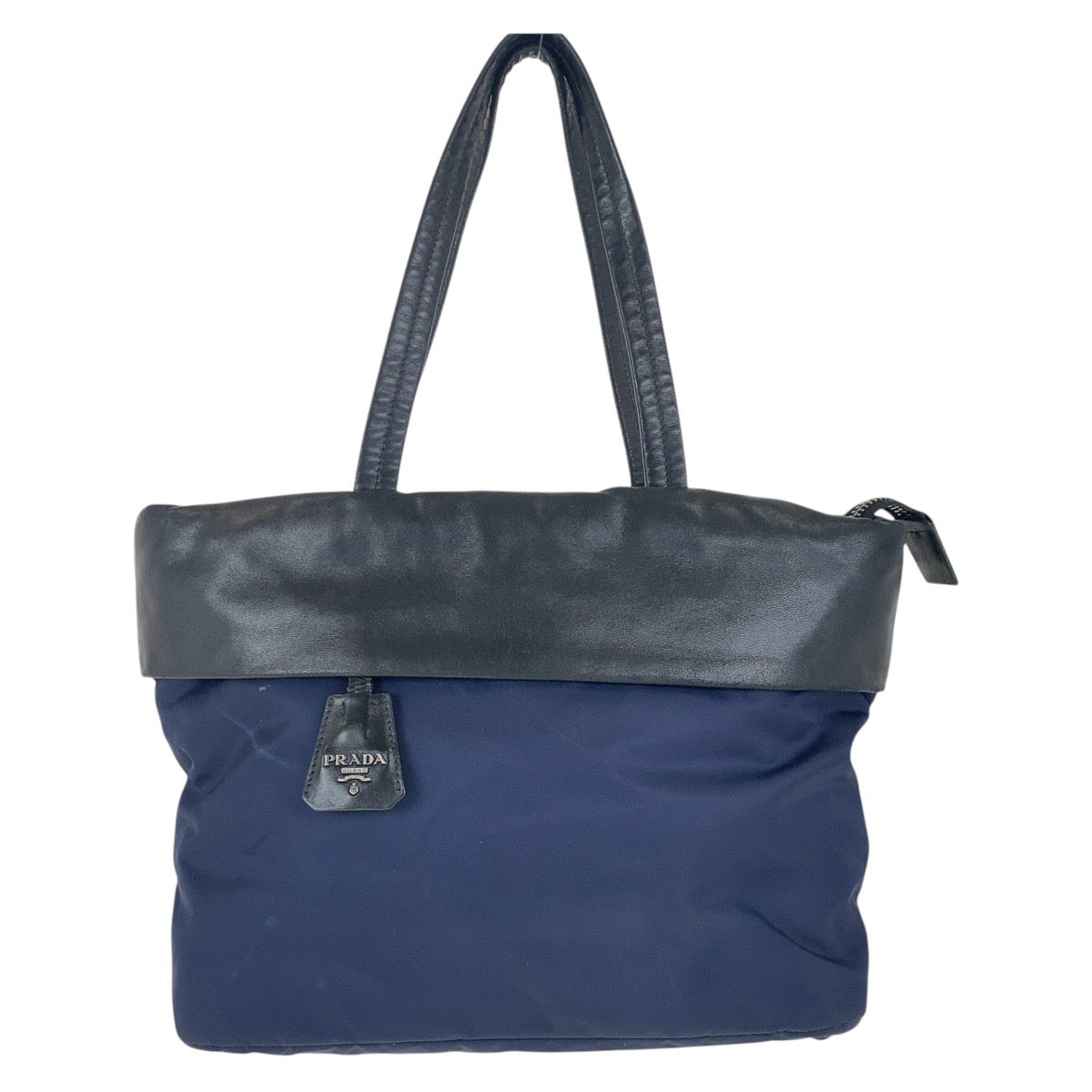 Tote Bag Navy Silvermetal Tote Bag Shoulder Nylon Black Shoulder Bag