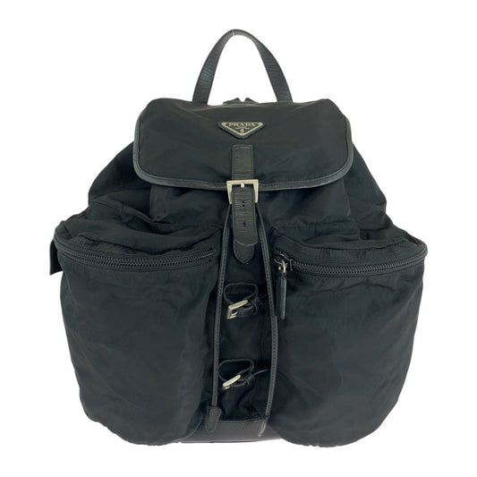 Backpack Silvermetal Backpack Unisex Test Women Handbag Nylon Black
