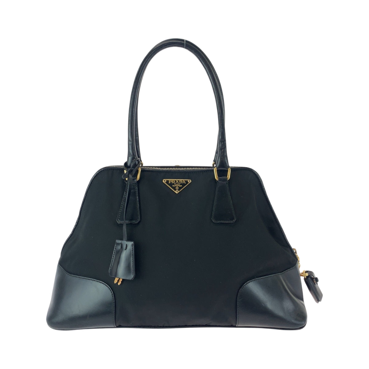 Goldmetal Handbag Tote Bag Shoulder Bag Test Nylon Black