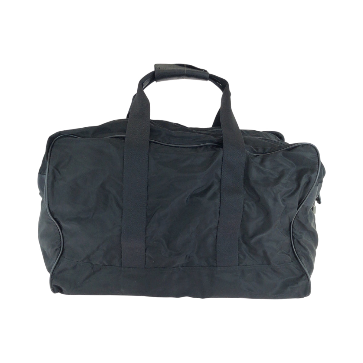 Boston Duffel Bag Silvermetal Boston Duffel Bag Nylon Black Travel Bag Logo Mens