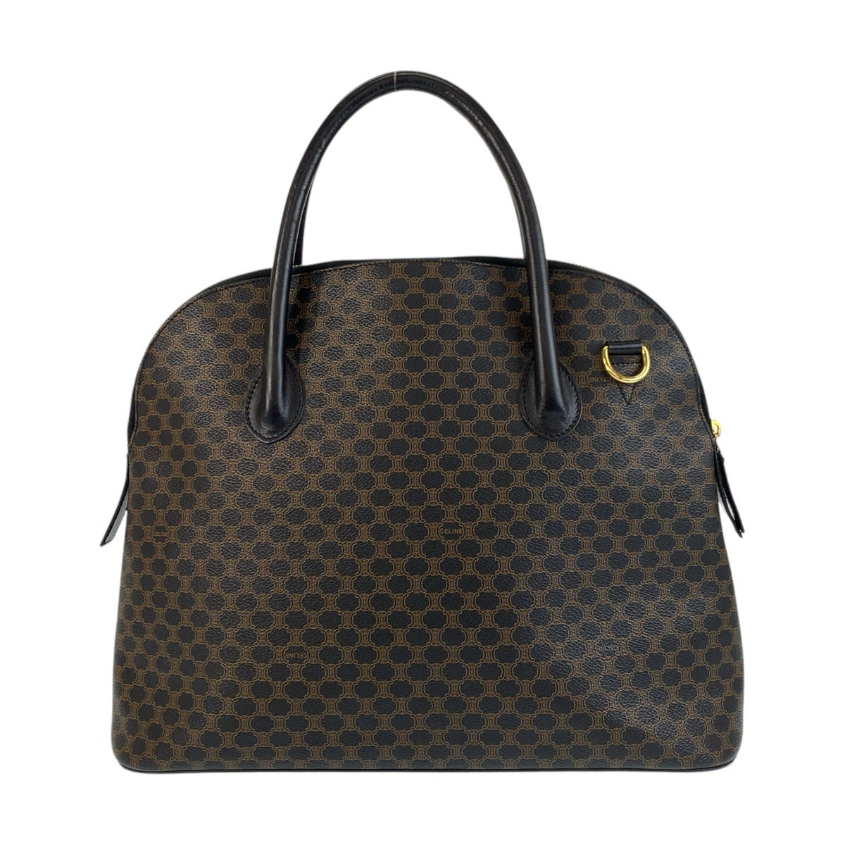 Mc Pvc, Gold Metal Macadam Women Leather Black Travel Bag