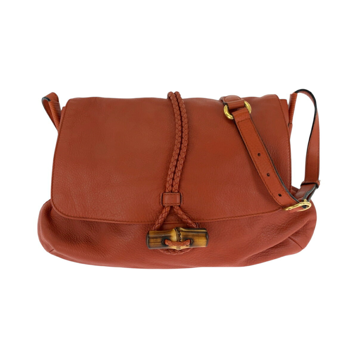 Gucci Bamboo 2Way Shoulder Bag Leather Bag 338985